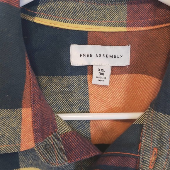 Free Assembly Multicolor Flannel size XXL - Picture 2 of 5